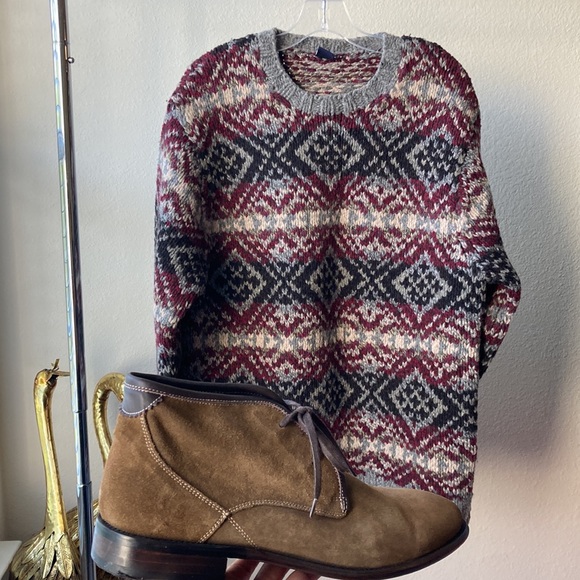 Mens Gap Marled Wool Sweater - Picture 4 of 13